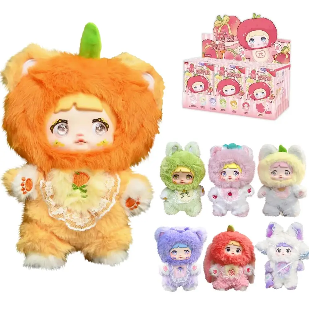 Nommi Blind Box Fruit Series v3 llavero de felpa llavero Nommi Kawaii colgante lindo regalo de cumpleaños de Navidad 2 cajas aleatorias