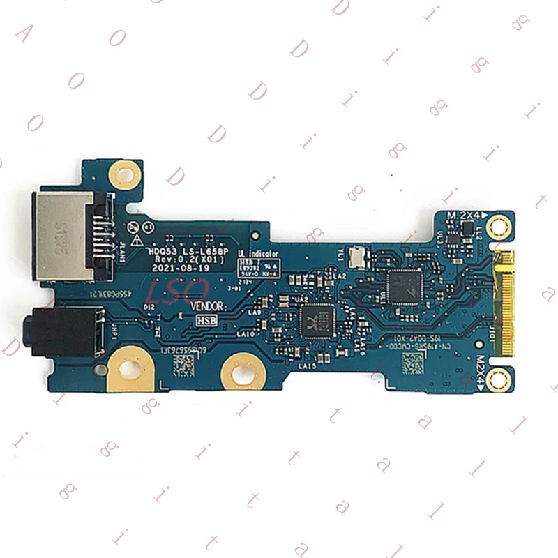 

Плата аудио- и сетевых портов (Ethernet LAN) для Dell G15 5520 5521 G16 7620, LS-L658P