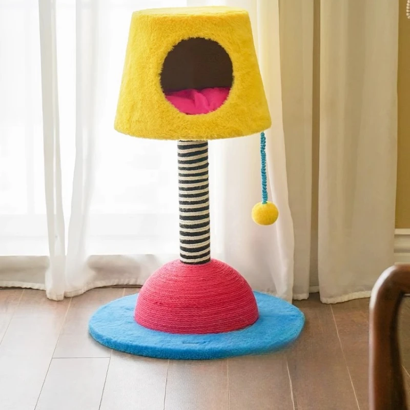 

Dopamine desk lamp cat scratching column cat nest toy climbing frame grinding claws scratching board hemp rope