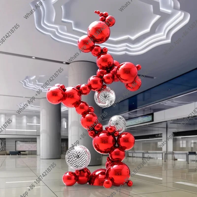67 N entrance Large floor-to-ceiling ornaments Light luxury high-end creative furnishings Opening gifts Exhibition hall decorati