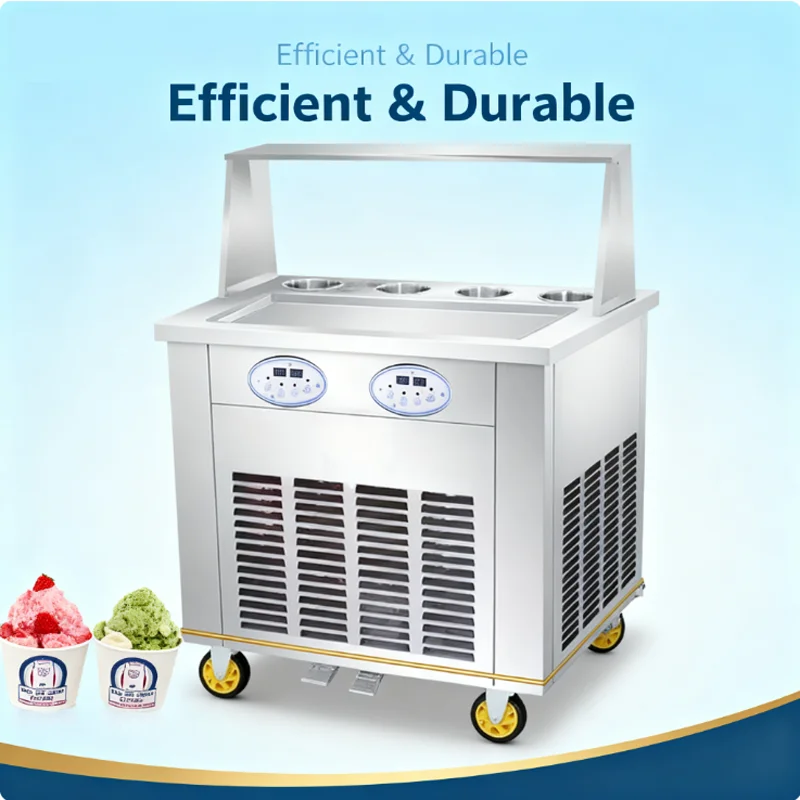 Taze Meyveli Kızarmış Dondurma - Rolled Ice Cream Machine Fried Plate incelemesi ve fiyatı
