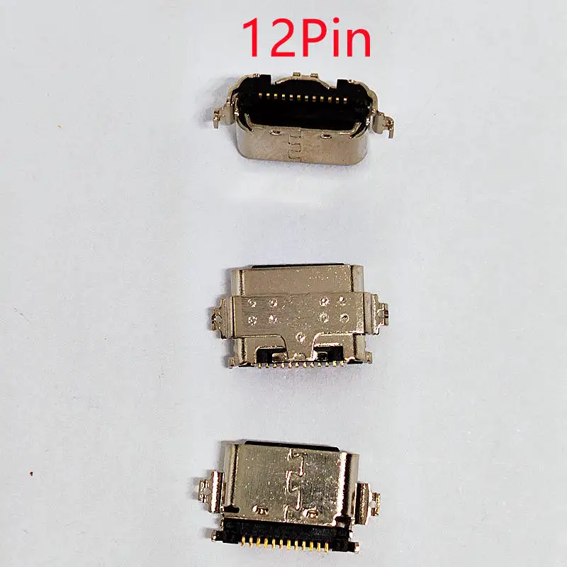 5pcs USB Charging Dock Port Connector Charger Jack Type C 12pin 16Pin Plug For TCL 9081 9080 9080G Tab 10S 9081X