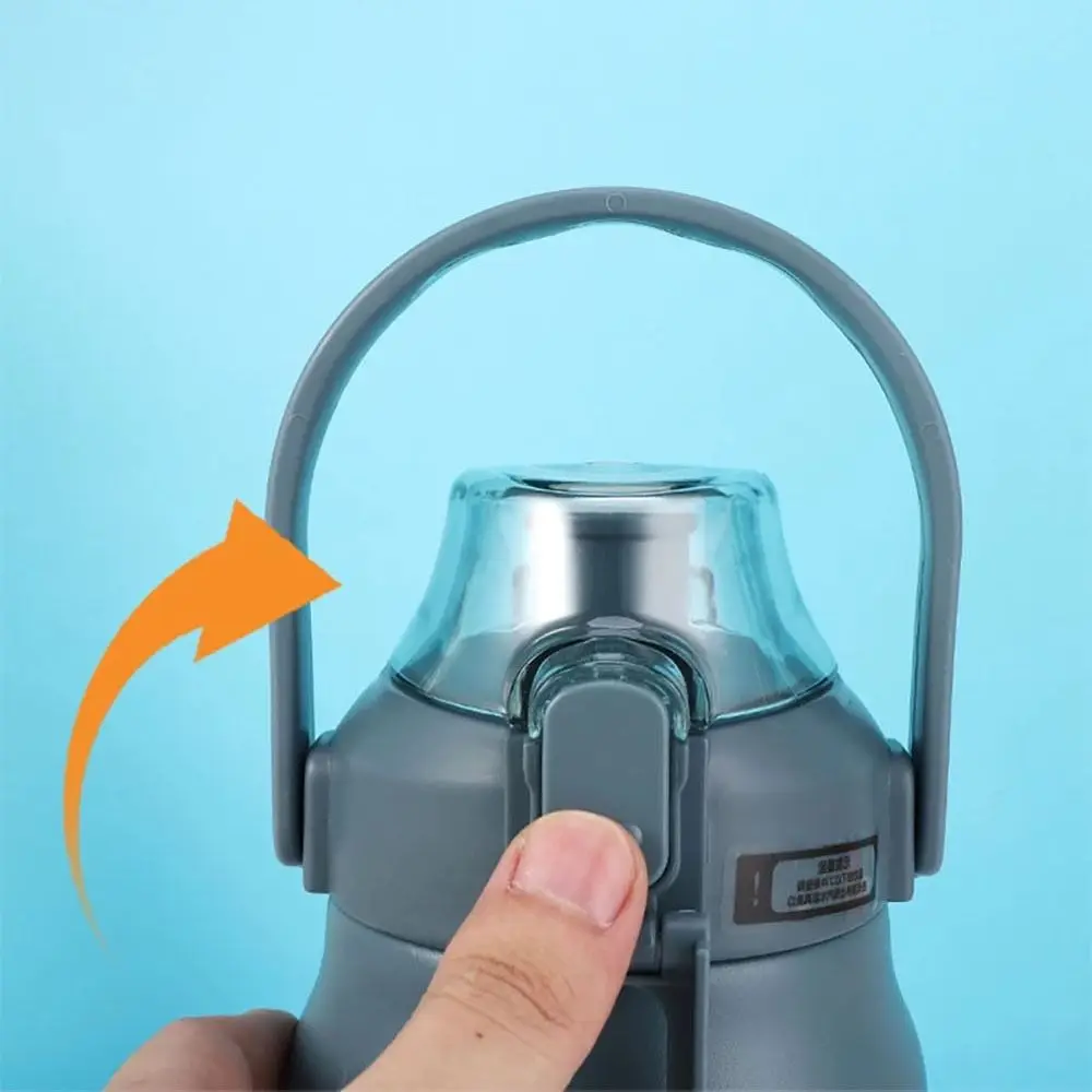 Original Sealing Bottle Cover with Handle Splash Spill Plain For 1000/1200/1500/1800ml Multicolor Therms Cup Cap Cover Accessory