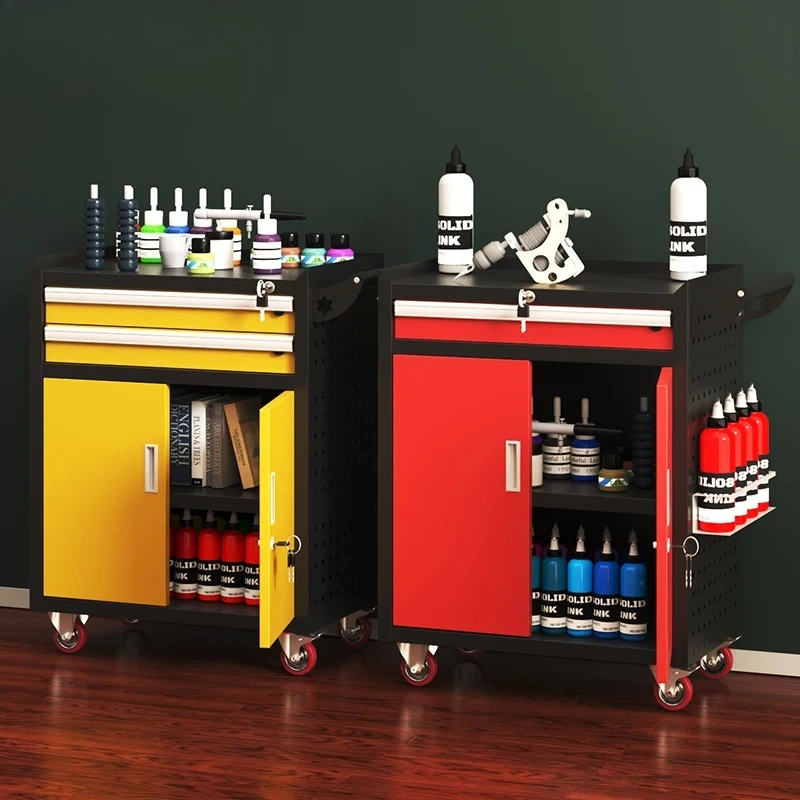 

Auto repair tool cart Iron sheet Multifunctional mobile tool cabinet Workshop maintenance trolley Industrial grade storage toolb