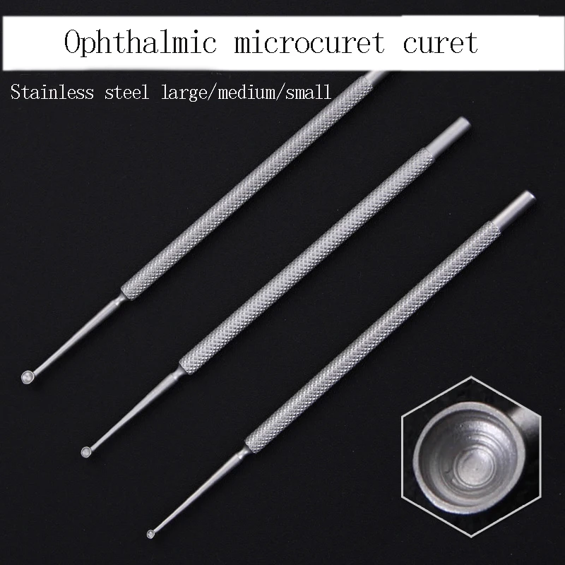 Microophthalmic instrument curette