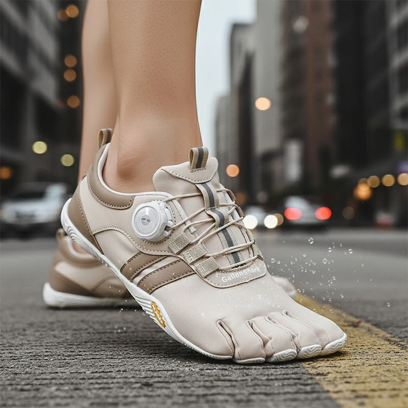 Five Fingers Barefoot Shoes, Quick-Lace Non-Slip Sneakers for Gym Cross Training, Trail Running & Outdoor Workouts