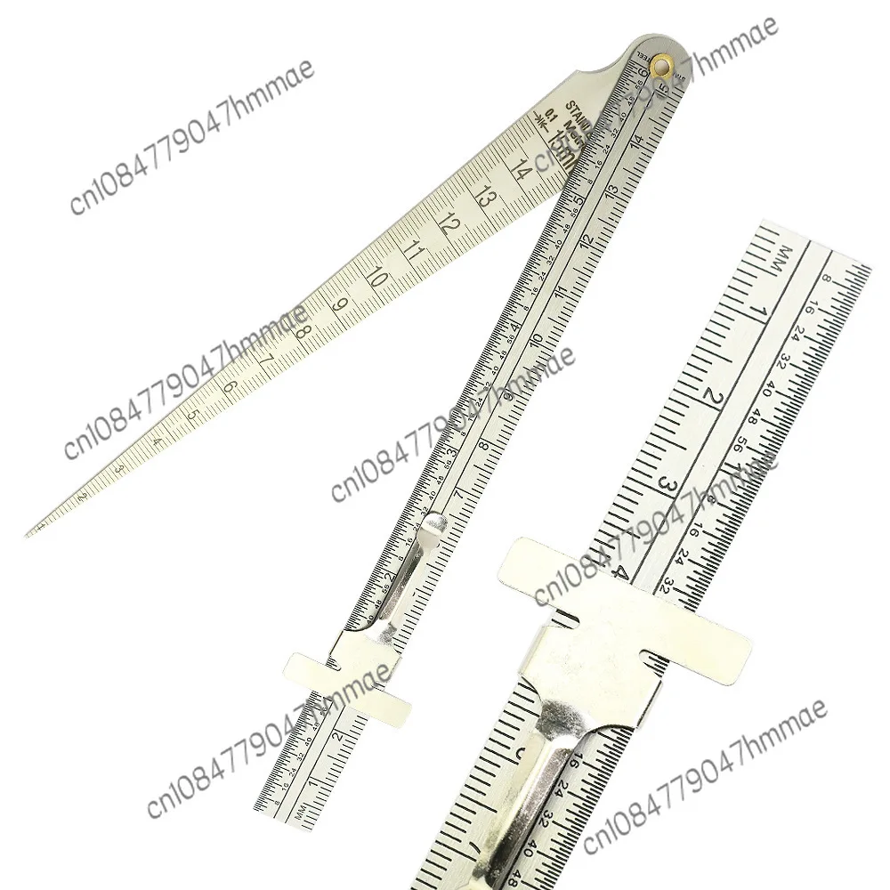 

Измерительная линейка из нержавеющей стали, 1-15 мм, 100 мм