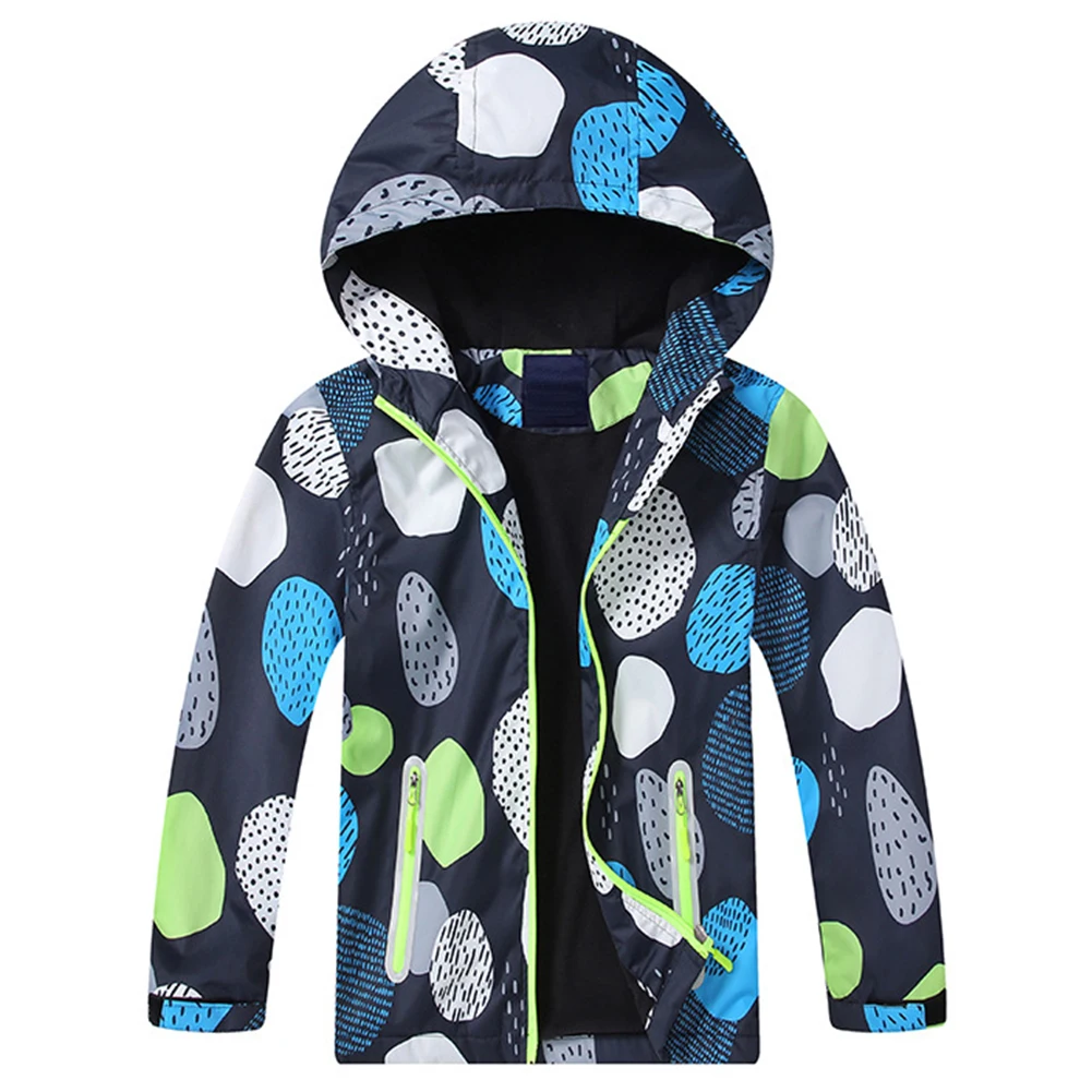 

Girls Jackets Lightweight Waterproof Hooded Boys Raincoats Windbreakers Children's Softshell Coat for Outdoor Sports Outfits