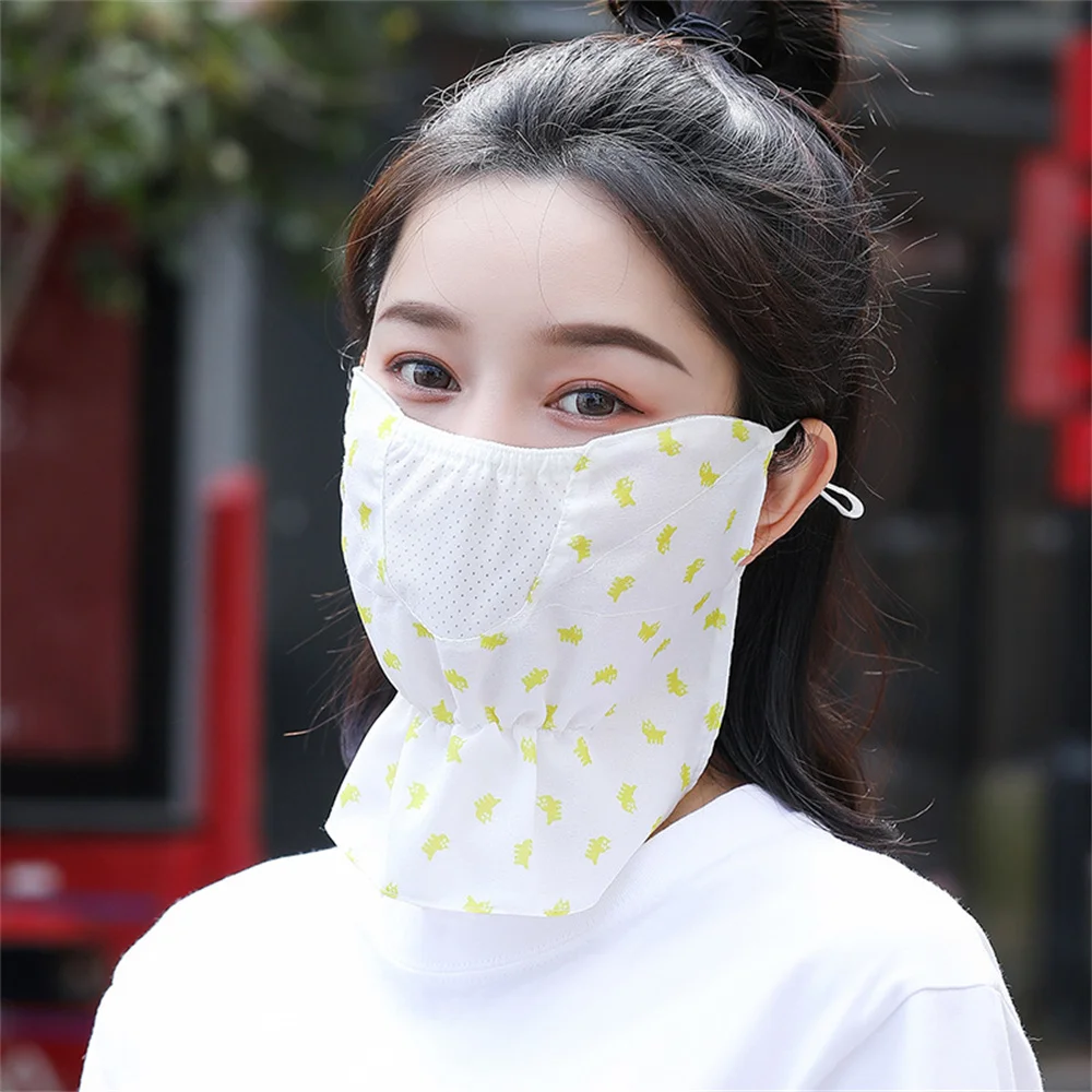 Summer Mask Sun Protection Sunscreen Mask Sports   Entertainment Colorful Sun Shading Neck Hiking Scarves Uv Resistant Anti-dust