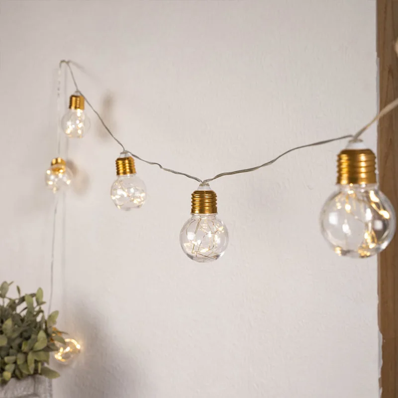 4M String Light Bulbs Battery Power Outdoor Patio Garden Decoration USB Adapter Christmas Wedding Camping Lighting Mini LED Bulb