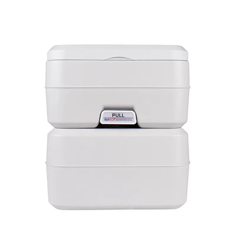 Outdoor Camping Mobile Flush Portable Toilet Automatic Flush Camping RV Marine Toilet