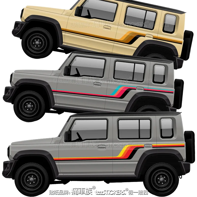 

New car sticker For Suzuki Jimny 4th generation 5-door body exterior modification custom sport Decal film accessories