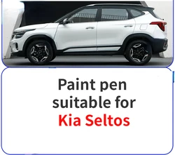 Paint pen suitable for Kia Seltos paint pen pearl white leap red gray original car paint artifact to scratch repair Seltos