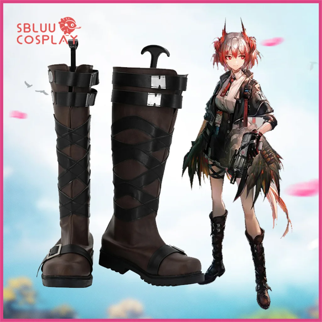 Game Arknights Fiammetta Cosplay Shoes Custom Made Boots