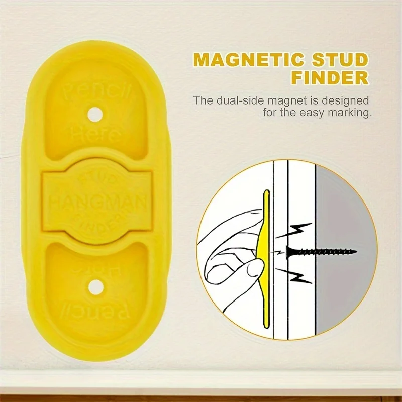 Accurately Locate Studs & Screws Instantly with this Magnetic Stud Finder!