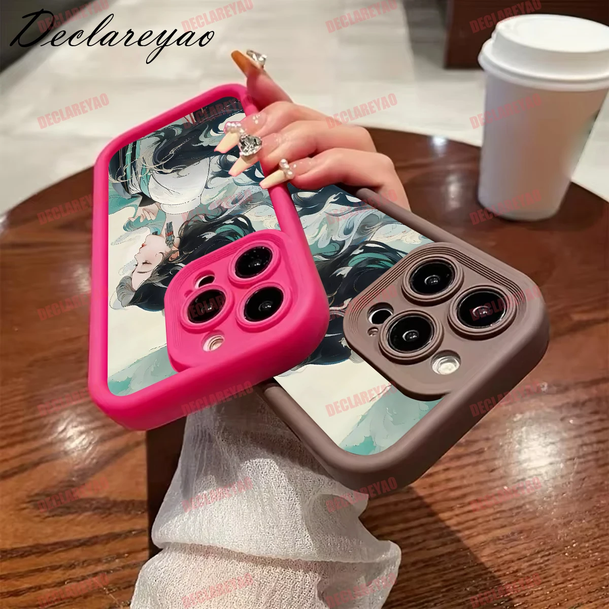 DECLAREYAO ماتي بولي TPU لينة ضوء سليم حالات ل ممن لهم A9 A16 A8 A94 A57S A9X A73 A53S R11S R15 A52 A11S A91 يغطي حافظة للصدمات
