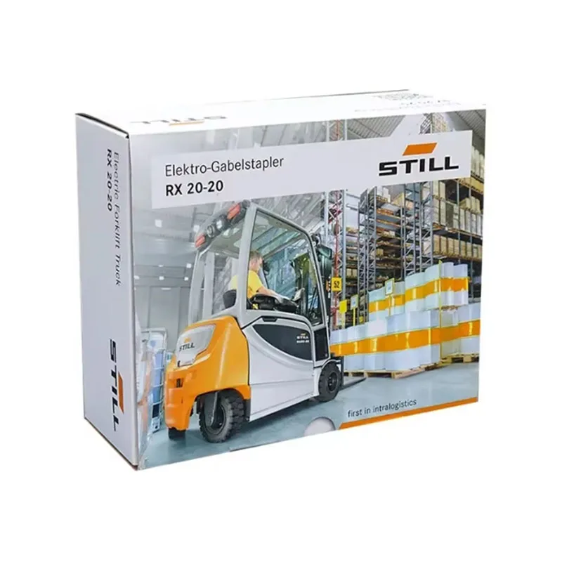 Diecast 1/25 STILL RX20-20 aleación alemana ingeniería modelo de carretilla elevadora juguete para niños presenta exhibición estática regalos de vacaciones Juguetes
