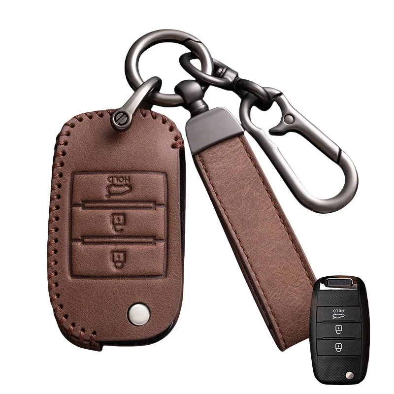 

New Soft Car Key Case Cover Shell Fob for KIA RIO 3 K2 K3 K4 K5 Sportege Picanto Optima Soul Ceed Sorento Forte Stinger Cerato