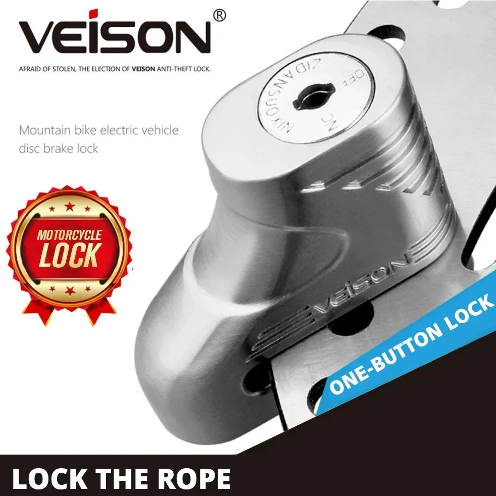 New Off Road Motorcycle Anti-theft Lock Motorcycle Electric Vehicle Disc Brake Lock Outdoor Bicycle Safety Protection Lock view 5