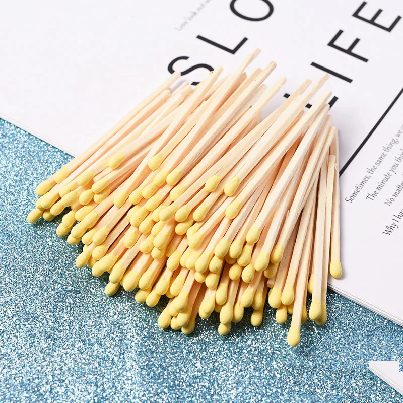 Buntes Match-Head-Sicherheitsbeleuchtungs-Lebenswerkzeug, passend für Geburtstagskerzen, Zigarren und kreative Aromatherapie-Geschenke, verschiedene Größen 80P