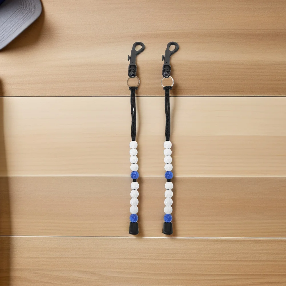 

4Pcs Golf Score Keeper Beads Intuitive Bead Chain Weather Resistant Year Round Golfing Accessory Golf Score Keeper Beads