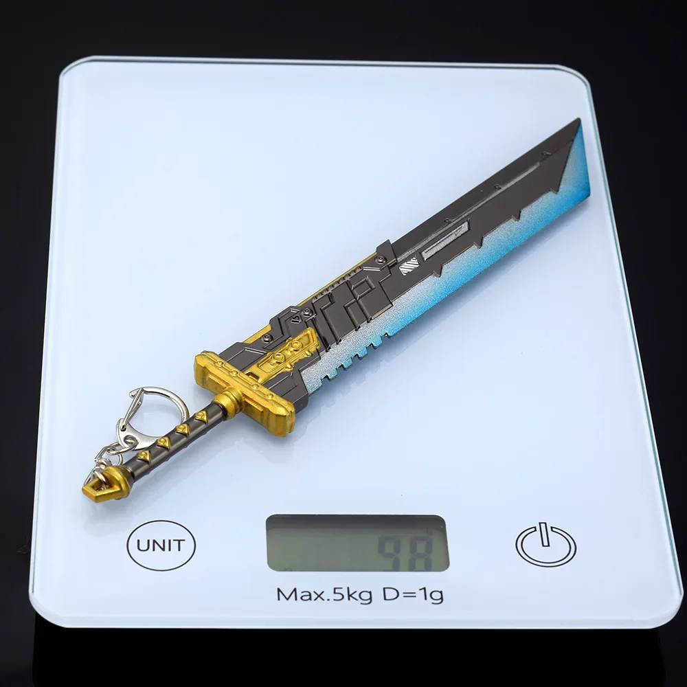 Apex Legends Sword Weapon Heirloom FF7 Remake Cloud Buster Destroy Sword 21cm Uncut Metal Sword Weapon Model Gift Toy for Kids