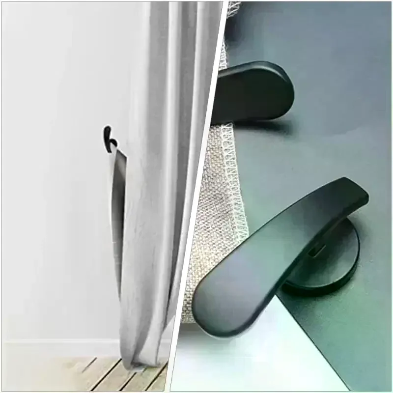 2Pcs Retro Practical Mounted Metal Hooks Curtain Tieback Curtain Hooks Wall Hanger Curtain Holder Home Decor Accessories - view 4