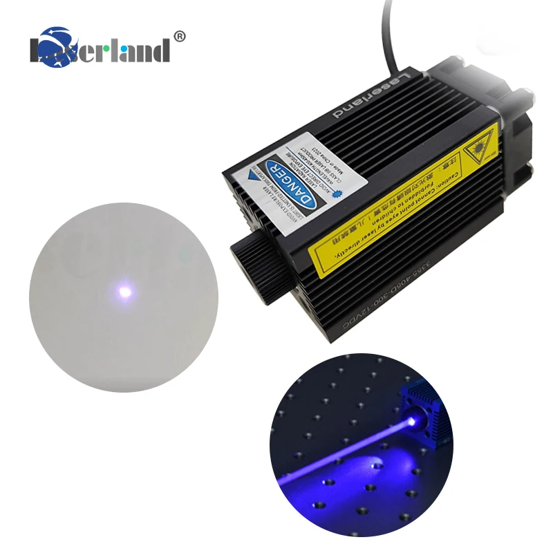 

Yunyi 405nm UV Ultraviolet Violet Blue High-power Engraving Fluorescence Biological Excitation Dot Diode Laser Module Dot Light