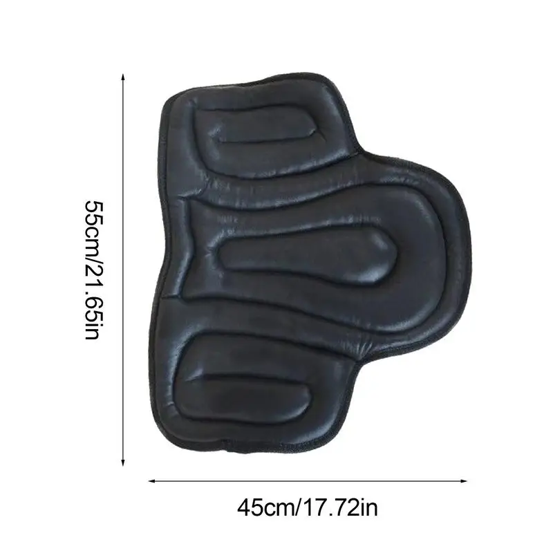 Horse Pads For Saddle Saddle Pad PU Leather Motorcycle Seat Pads Shock Absorbent Saddle Riding Equipment And Accessories Soft