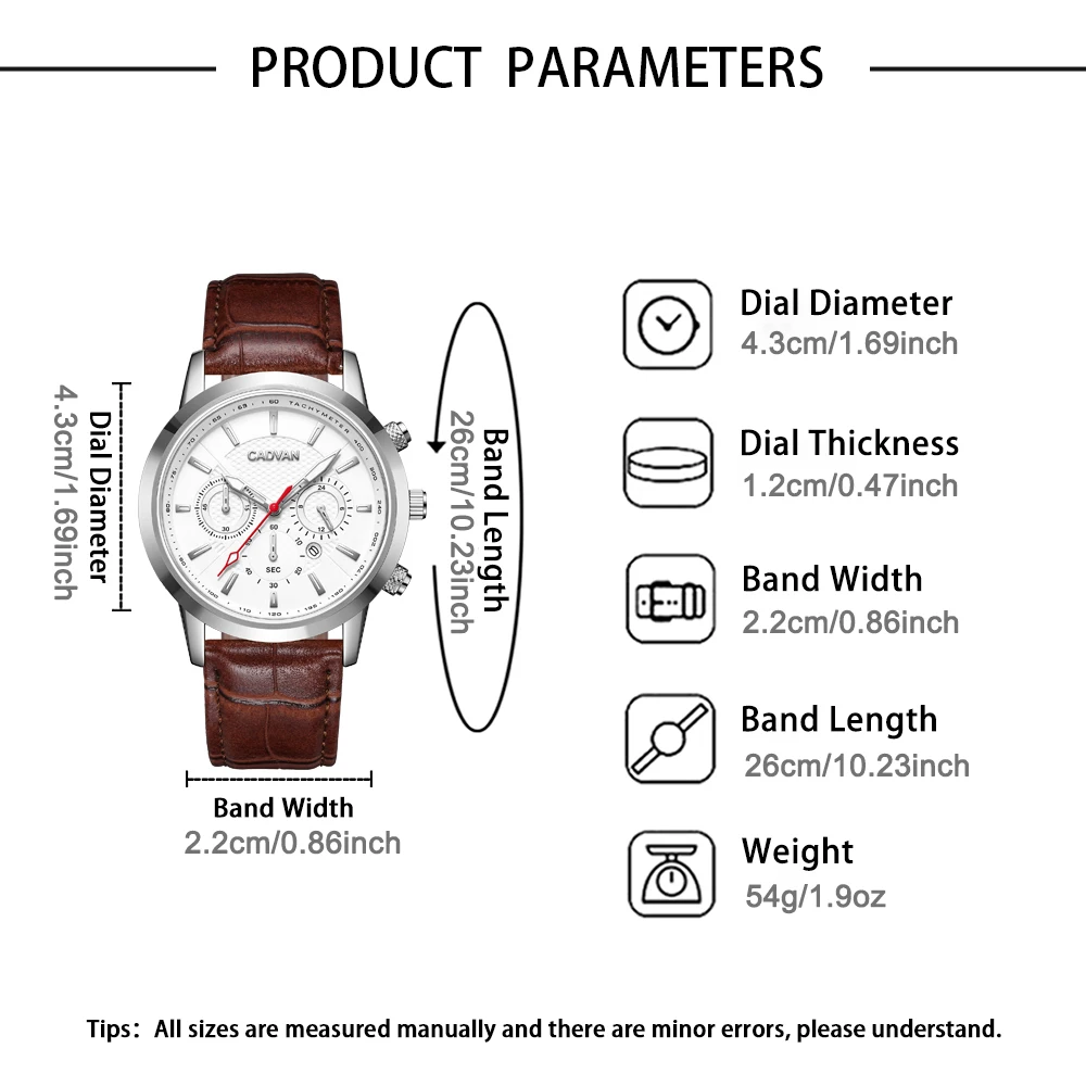 1pc men's fashionable and handsome pointer quartz watch men's timer - daily wear holiday gift