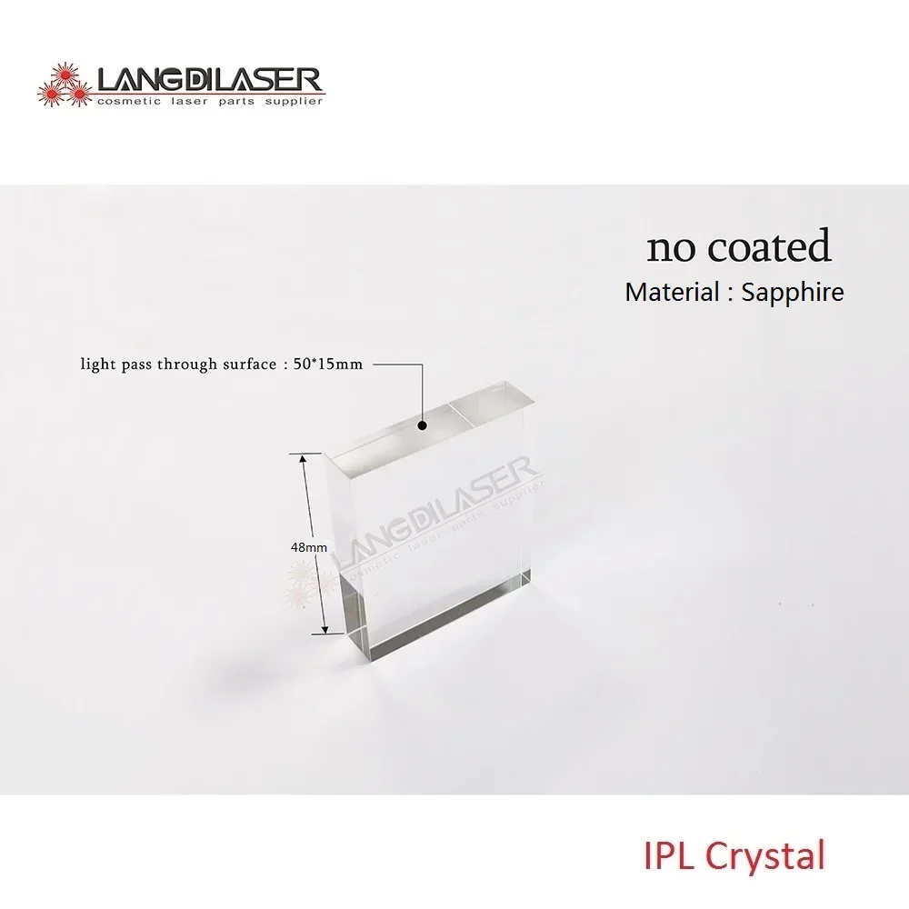 Light Guide Crystal / Light Cone  / IPL Crystal Without Film Coated / With Material Sapphire / Fused Silica / K9 Glass