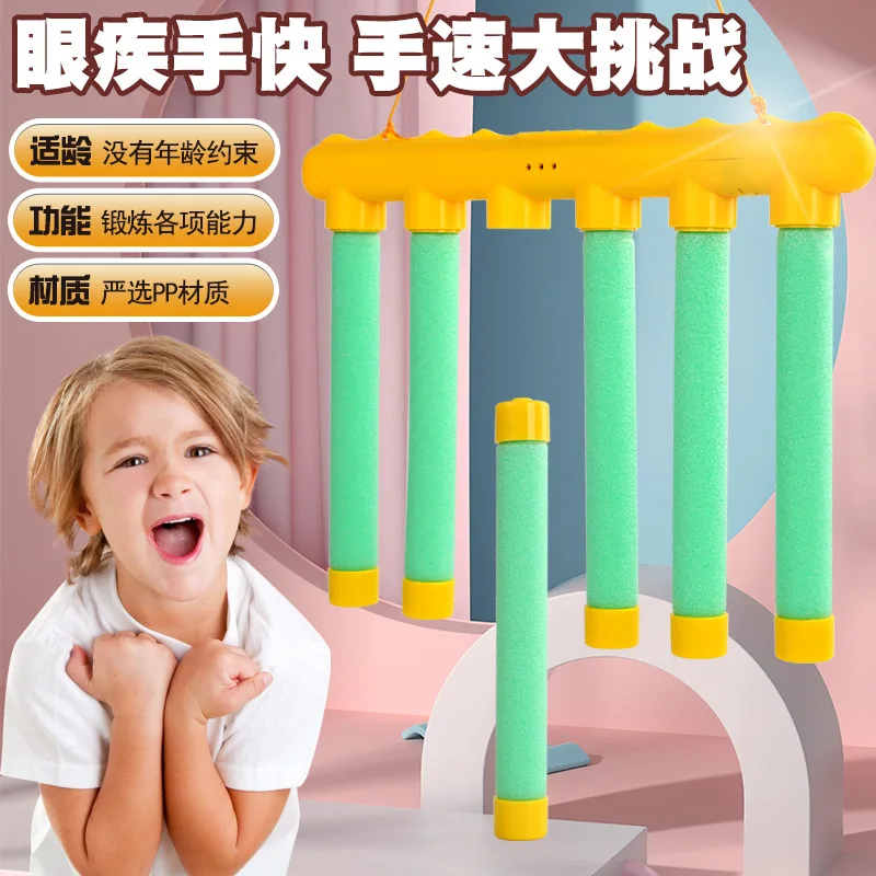 

Reflex Stick Game, Reflex Sticks Reaction Training Hand Speed Challenge Game, Upgrade Catching Sticks Remote Control 3 Speed