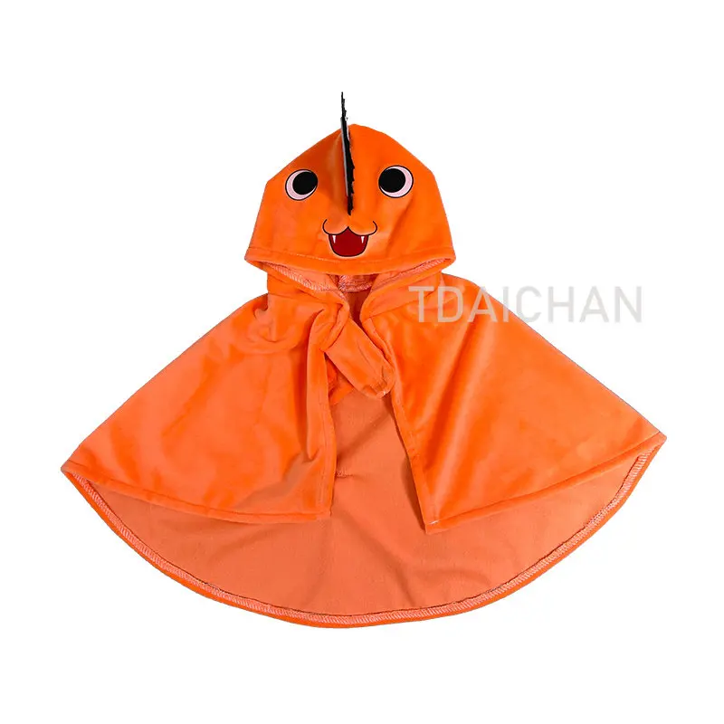 Chainsaw Man Cosplay Pochita Cat Cloak Anime Clothes Hoodie Coat Cosplay Costumes Take Photo Props Little Dog Pet Supplies Cape