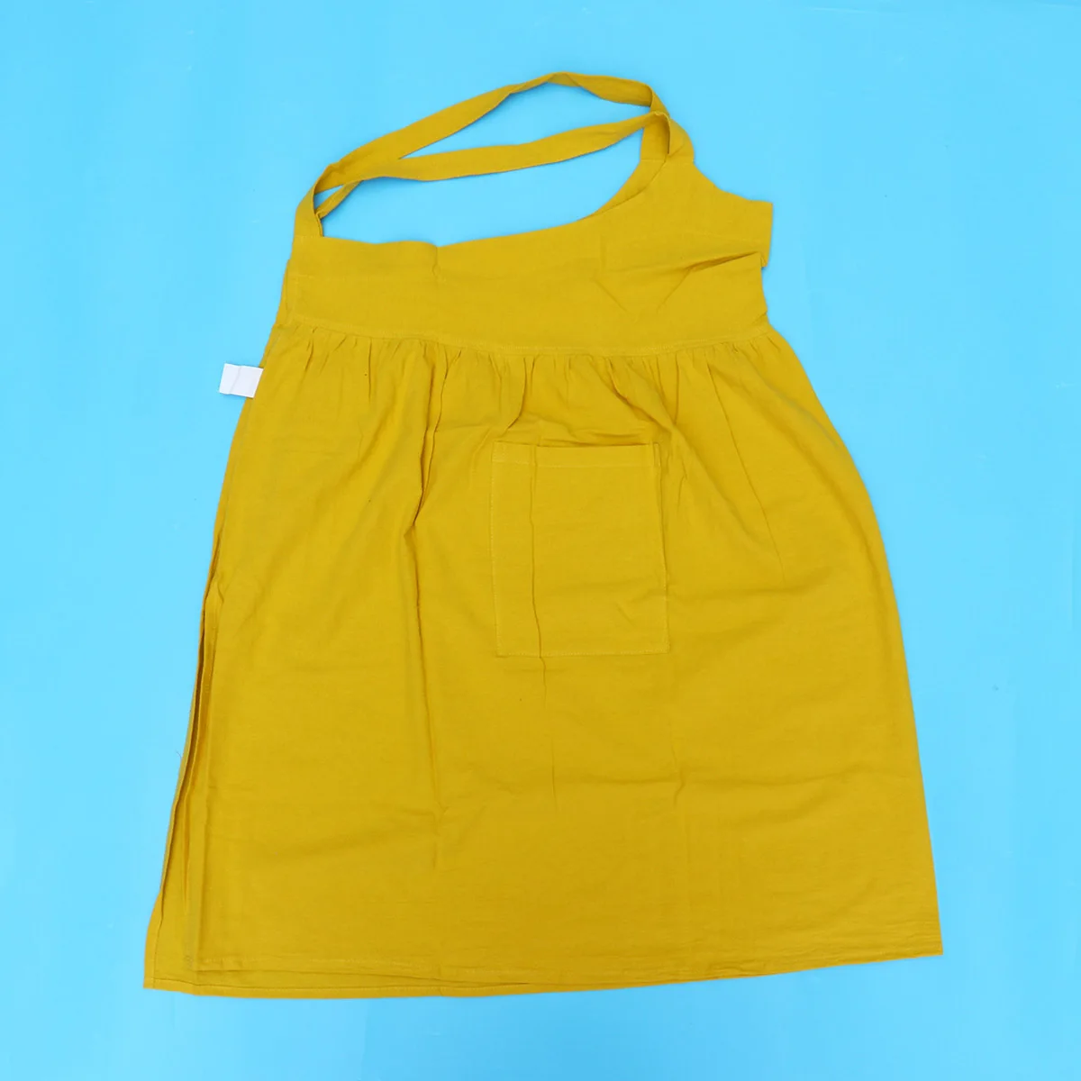 

Cotton Linen Apron Tall Waist Long Dirt Oil Resistant Kitchen Camping Cooking Flower Shop Home Use Machine Washable Hanging Neck