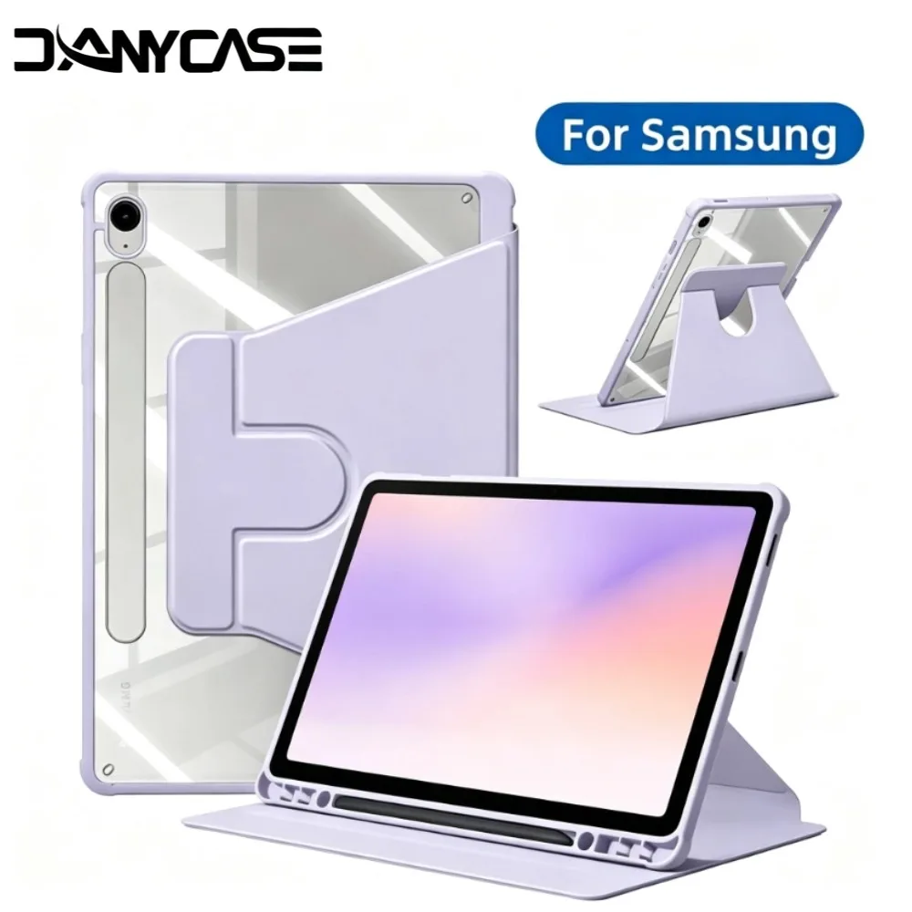 Magnetische Hülle für Samsung Galaxy Tab S10 Lite SM-X406B, Tab S10FE SM-X520 X526, S9 FE SM-X510 X516 S9 mit Stifthalter.