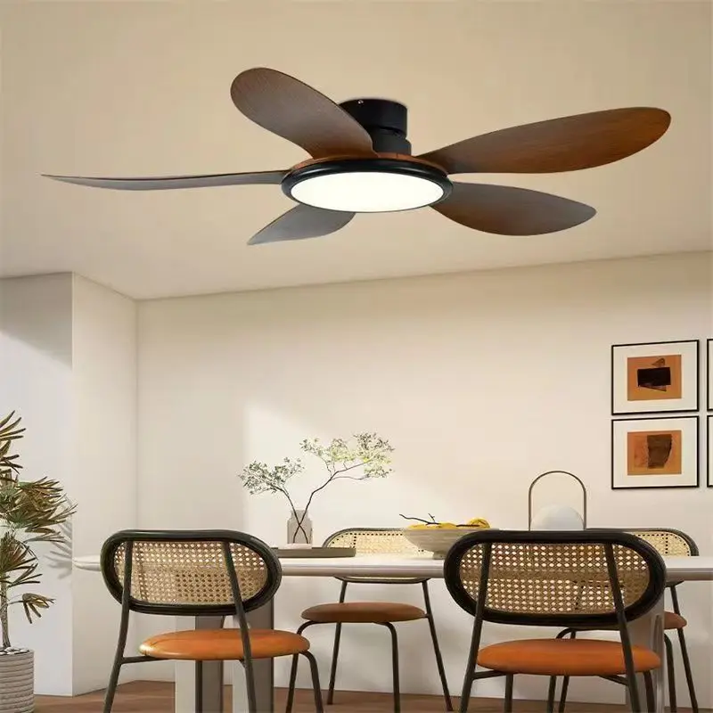 

Modern Style Ceiling Fan Light 6-Speed Variable Frequency Living Room Dining Room Bedroom Fan Light