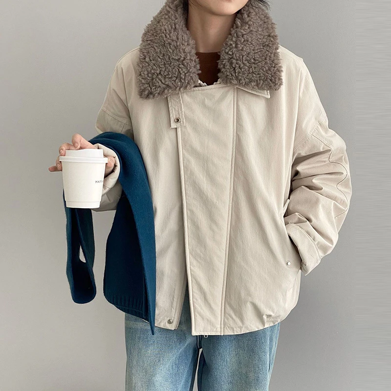 

Thick Warm Casual Parkas Women New Arrival 2025 Winter Simple Style Turn-down Collar Solid Color Female Outerwear Coats T810