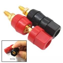 4mm Banana Plug Socket Jack Adapter cable Connector single Terminals Amplifier Terminal Binding Post Speaker