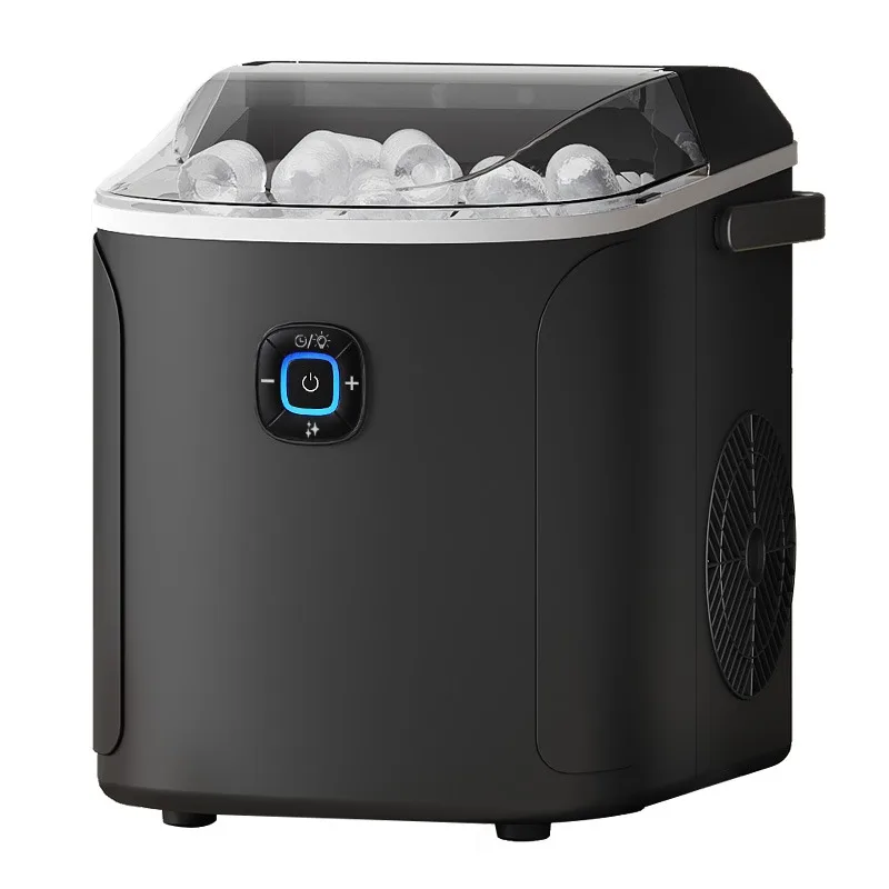 Ice Maker Self Cleaning Bullet Ice Machine Electric Plastic Countertop Portable Light Model