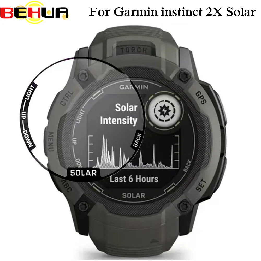 BEHUA 3D Curved Edge Film Clear Cover Screen Scratch Proof Protective Films For Garmin instinct 2 2S 2X SmartWatch Accessories
