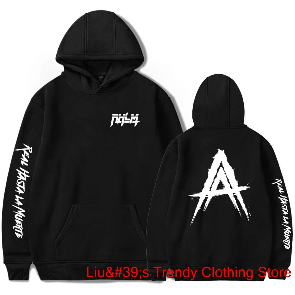 Anuel AA Hoodies Doble A Deluxe Merch Print Real Hasta la Muerte Album Unisex Fashion Funny Casual Streetwear Top