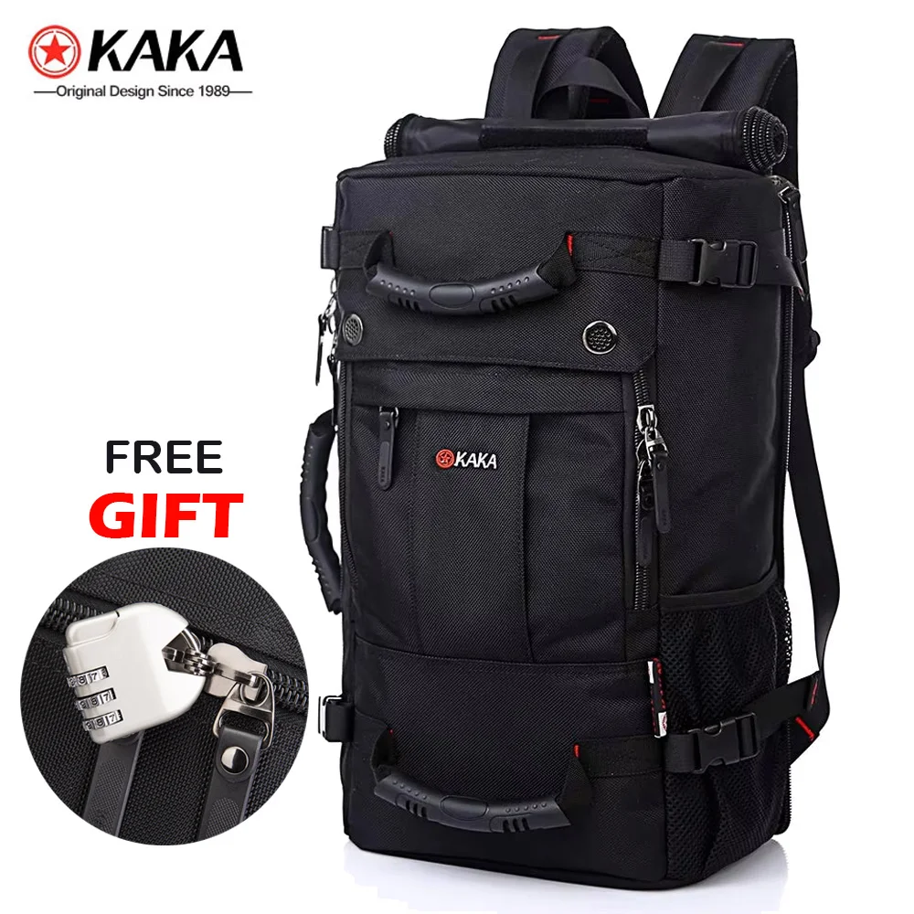 KAKA 40L gran capacidad impermeable Trekking pesca caza bolsa mochila mochilas al aire libre deportes Camping senderismo bolsa multifunción