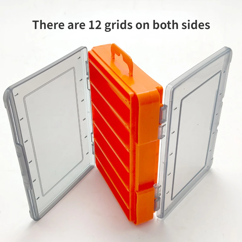Rybaření chopit se skříňka  zlákat úložný 14 přihrádek dvojitý sided zlákat hák boxů  návnady úložný pouzdro  rybaření příslušenství