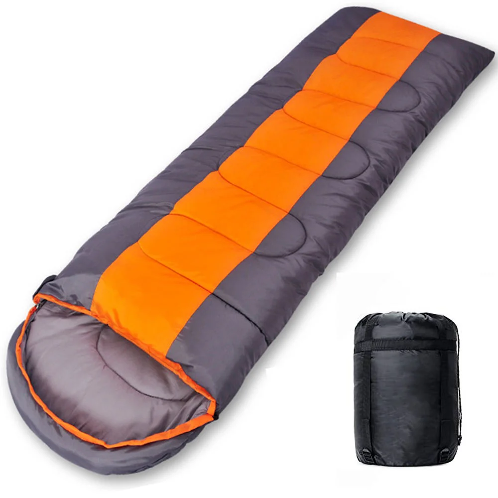 ！@Ultralight Outdoor Goose Mummy Winter Camping Gear Waterproof Big Lightweight Electric Tourist Equipment Made Nylon Polyester
