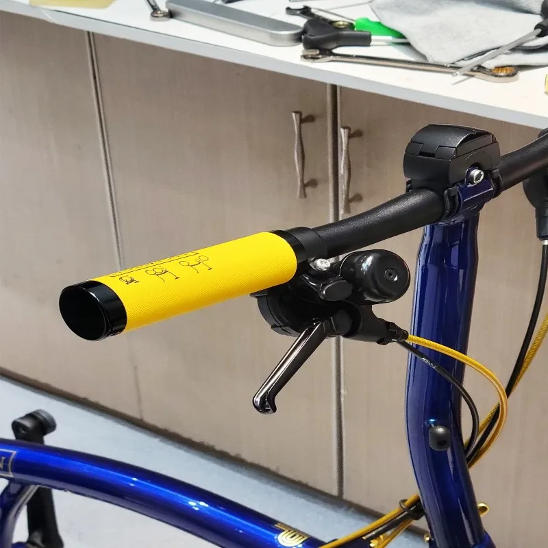 For Brompton Foldable Bicycle Grips Lightweight Comfortable Soft Waterproof Bicycle Grips Cycling Durable Bicycle Parts
