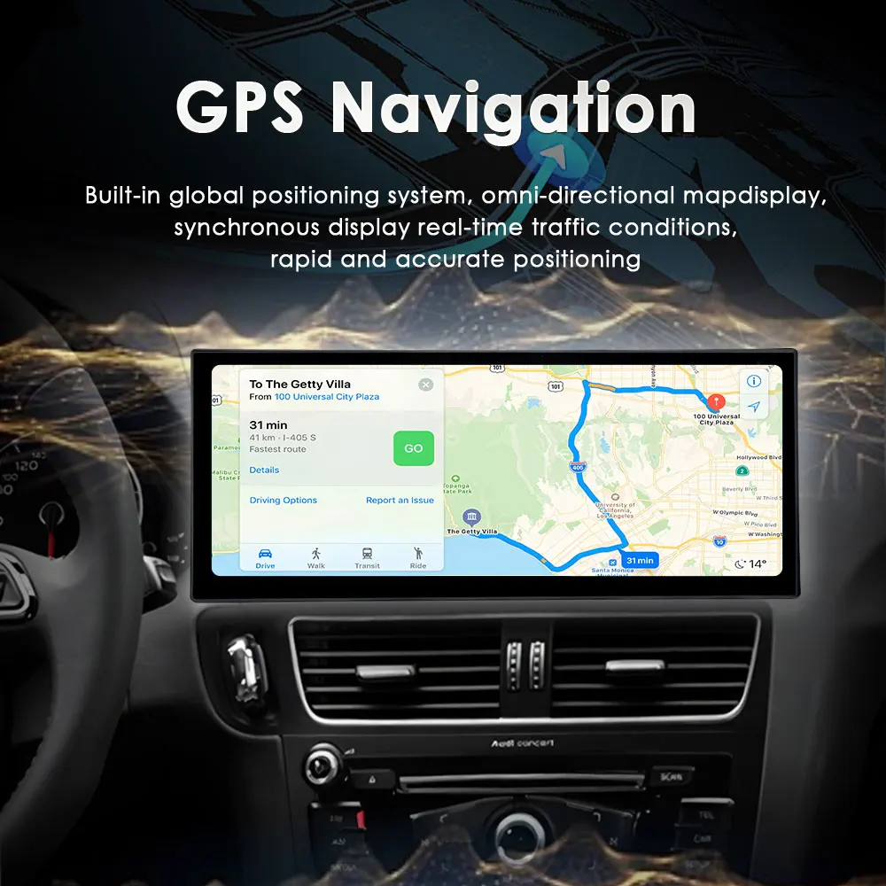 12,3 "Android 14 Für Audi A4L A5L 2017 - 2019 Radio Multimedia 4G Drahtlose Bluetooth Carplay Navigation Bildschirm rechtslenker