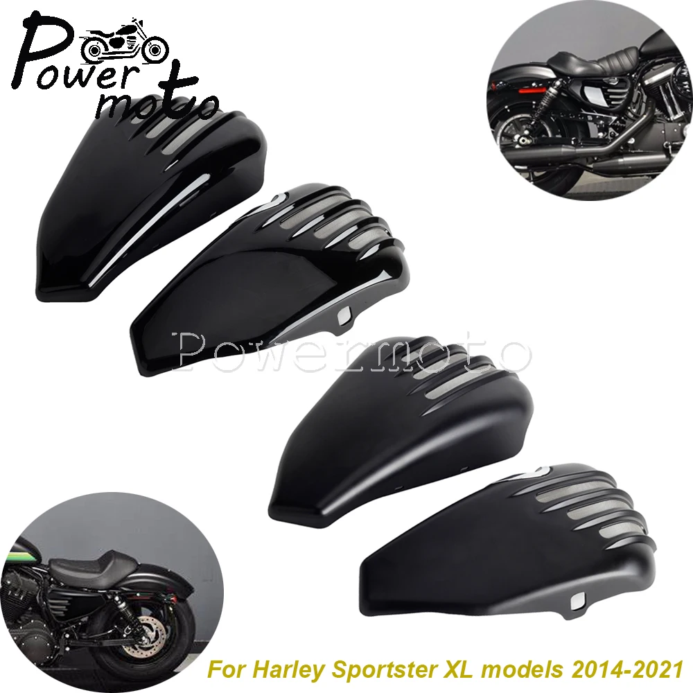 

Motorcycle Battery Fairing Cover Left Right Side Protector For Harley Sportster XL 883 1200 XL883 XL1200 Iron Forty-Eight 14-21