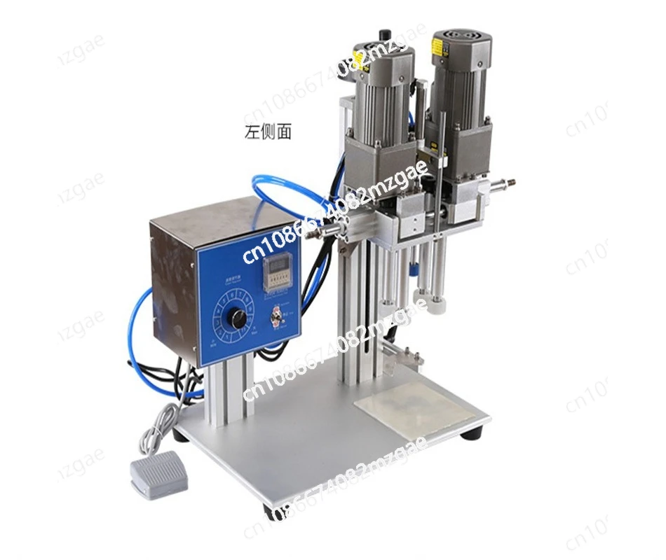 Automatic capping machine tightener, plastic bottle pump head bottle capping machine, spray bottle capping machine pneumatic