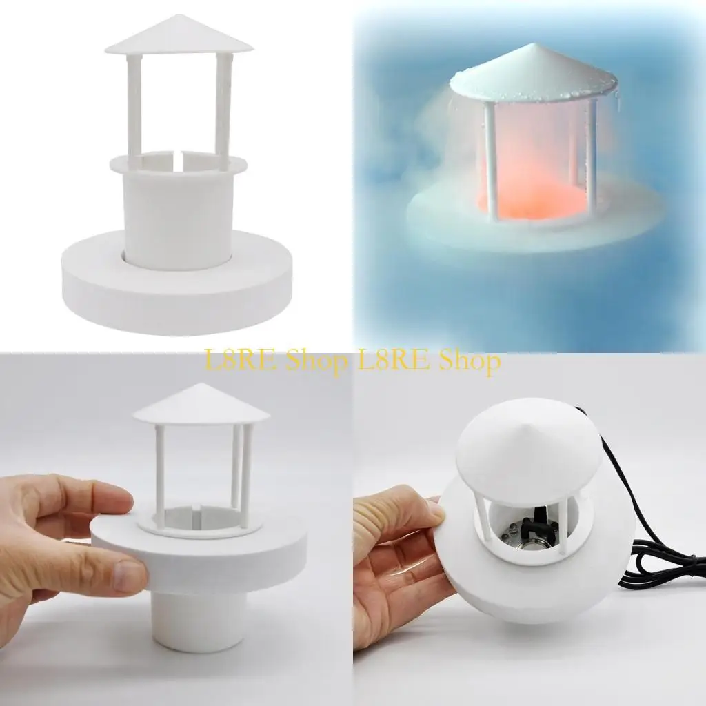 L8RE 소형 분무기 디스펜서 ABS 디스펜서 광장 가습기 미스트 메이커에 적합한 기계 크기 4.3'x5.1