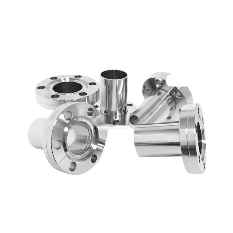 Vacuum Flange Welded Joint CF16/25/35/50/63 Flange Straight Pipe Welded Joint 19mm/28mm/38